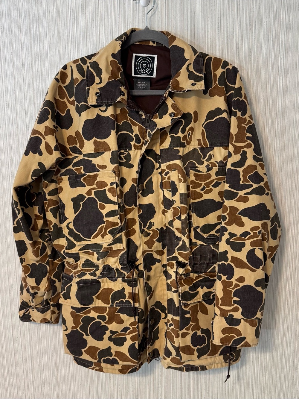 80s Vintage 10x Duck Hunter Gore-Tex Camo Jacket Removeable Thinsulate Undercoat